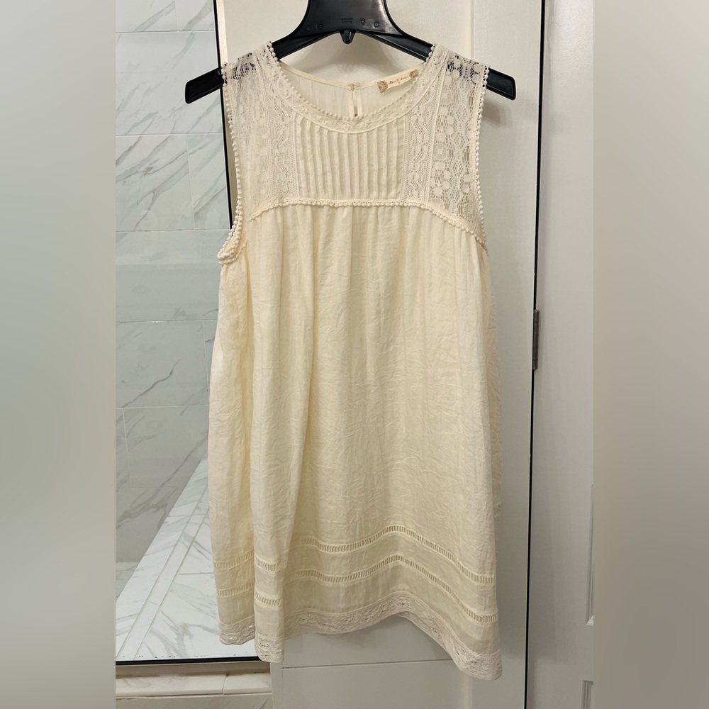 ALTAR’D STATE Cream Summer Dress, size S